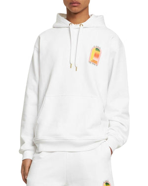 Casablanca White Hoodie Mens