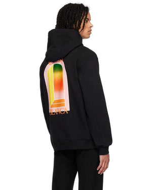 Casablanca Black Hoodie Mens