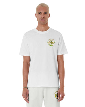 Casablanca Printed Joyaux Dafrique Tennis Club White  T-Shirts Mens