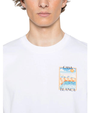 Casablanca White T Shirt Mens