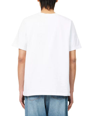 Casablanca Ms25Jts00117Ex White T Shirt Mens - Style Centre Wholesale