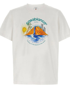 Casablanca White T Shirt Mens