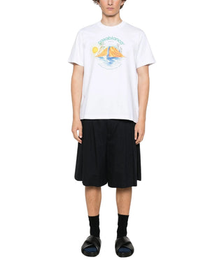 Casablanca White T Shirt Mens