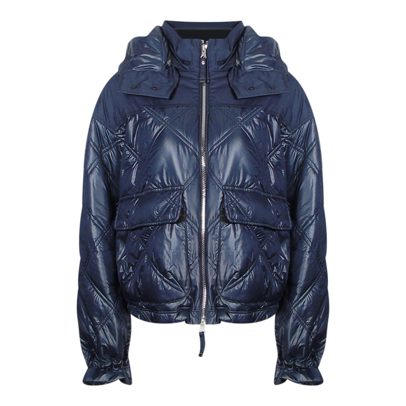 Parajumpers Madina Pencil Dark Navy Blue Padded Jacket S