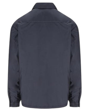 Stone Island Crinkle Reps Navy Overshirt