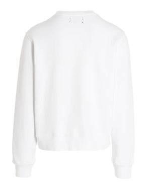 Amiri Stencil Logo White Sweatshirt M