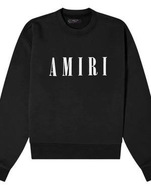 Amiri Bold Core Logo Black Sweatshirt XS