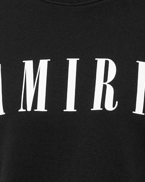 Amiri Bold Core Logo Black Sweatshirt XS