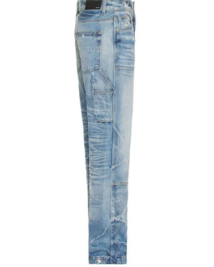 Amiri Straight Fit Carpenter Faded Indigo Blue Jeans W31 L32 / 32L