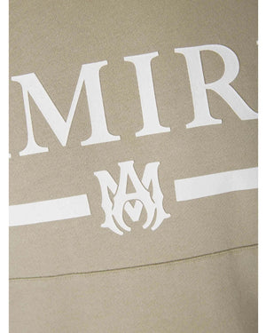 Amiri MA Bar Logo Beige Hoodie XS