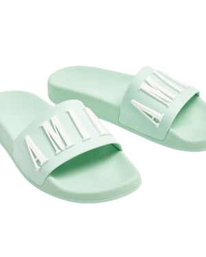 Amiri Sage Green Pool Sliders UK 4