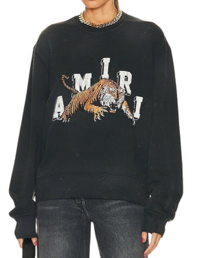 Amiri Vintage Tiger Black Sweatshirt M