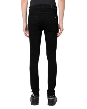 Amiri Slim Fit MA Track Black Od Denim Jeans W30 L32 / 32L