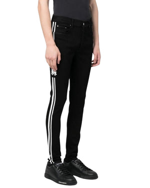 Amiri Slim Fit MA Track Black Od Denim Jeans W30 L32 / 32L