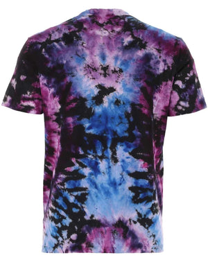 Amiri Crystal Ball SS Logo Tie-Dye Purple T-Shirt S