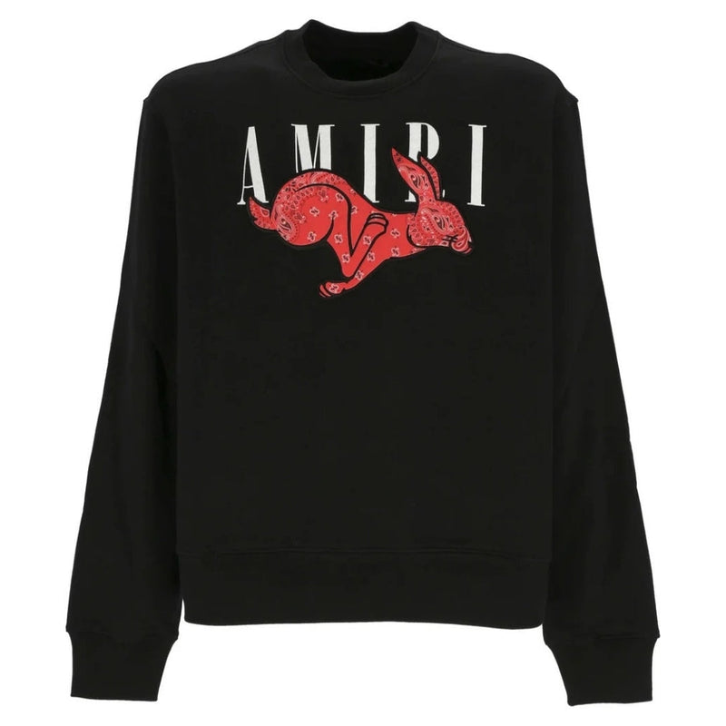 Amiri Amiri Cny Rabbit Logo Black Sweatshirt — buy online at Garment Vault