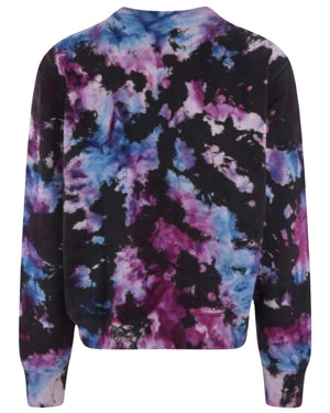 Amiri Crystal Ball Tie-Dye Purple Sweatshirt S