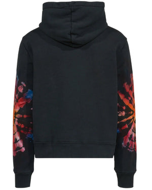 Amiri Spot Tie Dye Sleeves Black Hoodie S