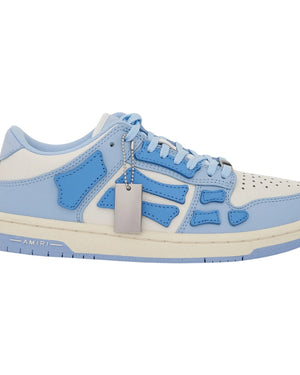 Amiri Skel Top Low Blue Sneakers