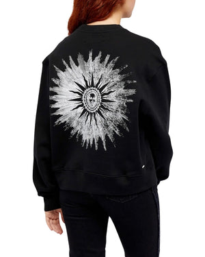 Amiri Sun Graphic On Back Black Sweatshirt XS