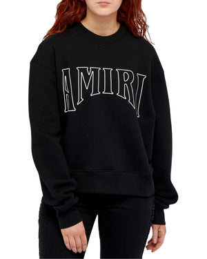 Amiri Sun Graphic On Back Black Sweatshirt XS