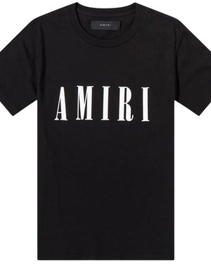 Amiri Large Brand Logo Black T-Shirt XXS