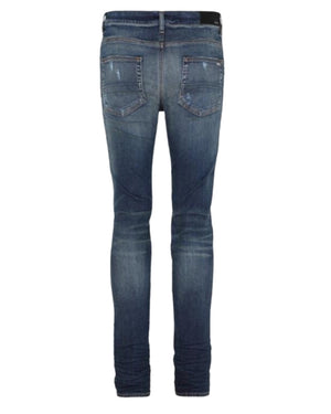 Amiri Slim Fit Slash Deep Classic Blue Denim Jeans W30 L32 / 32L