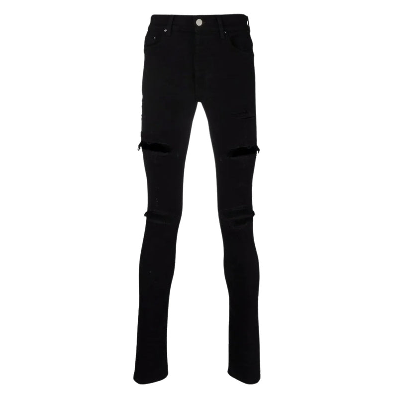 Amiri Amiri Slim Fit Thrasher Plus Black Denim Jeans — buy online at Garment Vault