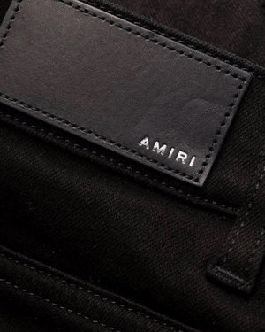 Amiri Slim Fit Thrasher Plus Black Denim Jeans - Style Centre Wholesale