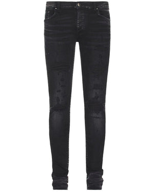 Amiri Slim Fit Thrasher Plus Aged Black Denim Jeans W30 L32 / 32L