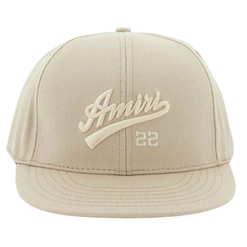 Amiri Amiri Baseball Design Tan Beige Fitted Hat — buy online at Garment Vault