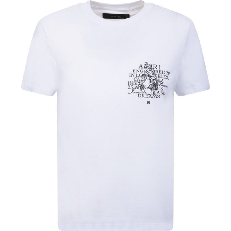 Amiri Amiri Precious Memories Design White T Shirt — buy online at Garment Vault
