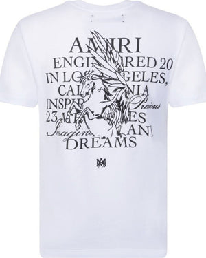 Amiri Precious Memories Design White T-Shirt XS