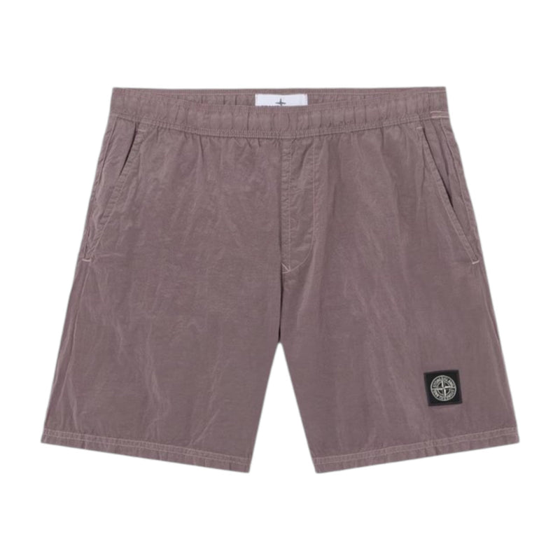 Stone Island Nylon Purple Grey Shorts