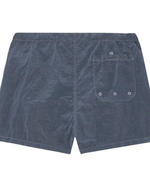 Stone Island Crinkled Nylon Slate Blue Swim Shorts