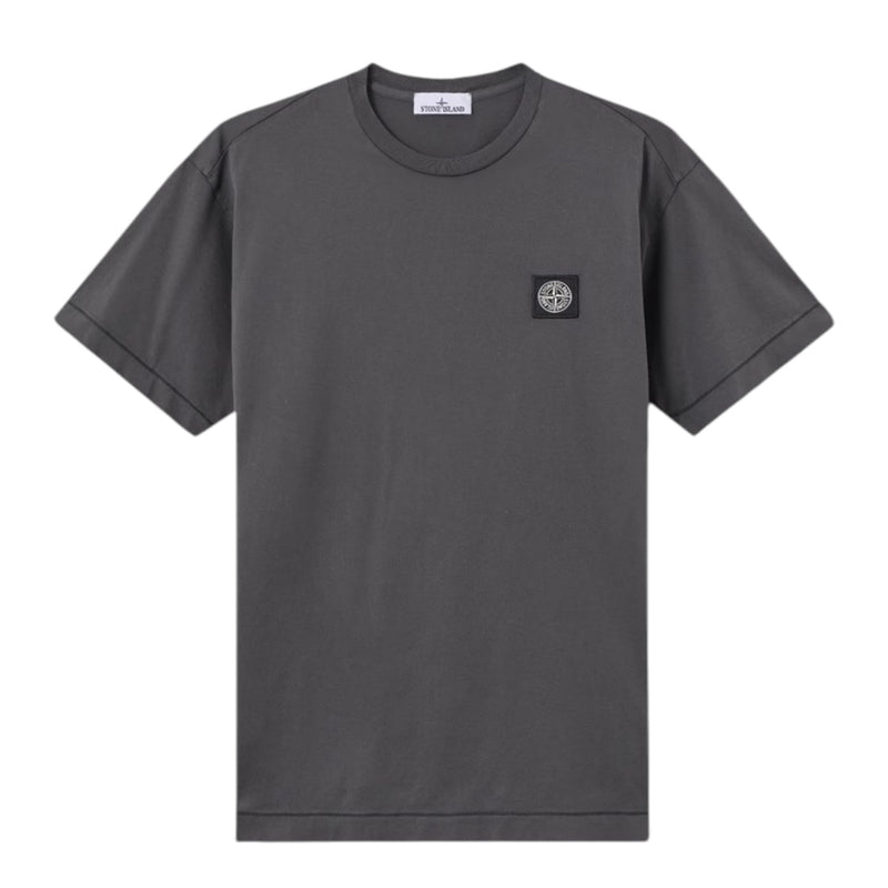 Stone Island Stone Island Compass Patch Logo Lead Grey T-shirt — buy online at Garment Vault