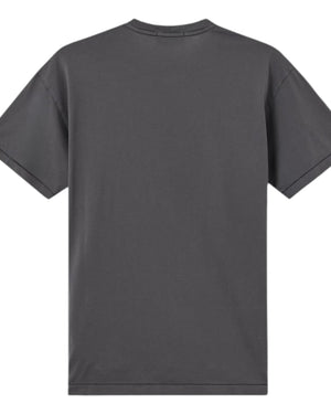Stone Island Compass Patch Logo Lead Grey T-shirt