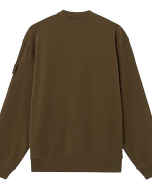 Stone Island Ghost Military Green Sweatshirt