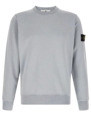 Stone Island Azure Light Grey Sweatshirt