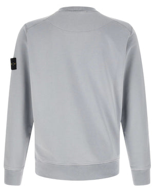 Stone Island Azure Light Grey Sweatshirt