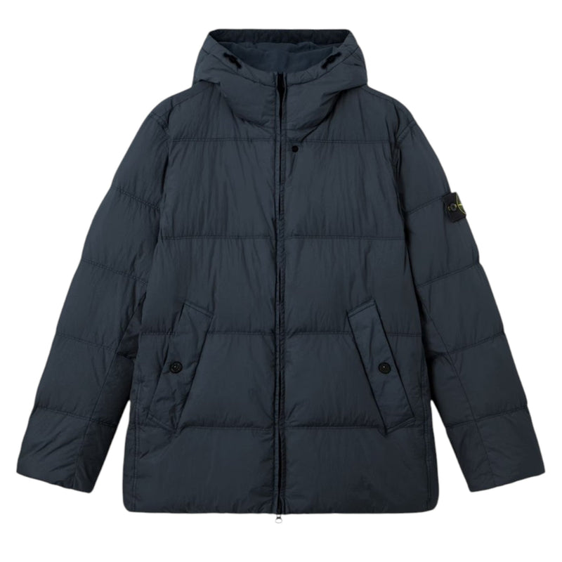 Stone Island Crinkle Reps NY Navy Jacket