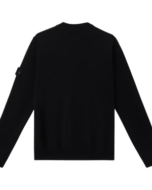 Stone Island Light RWS Pure Wool Ghost Black Sweatshirt