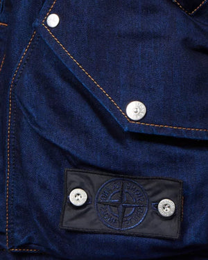 Stone Island Indigo Denim Utility Vest