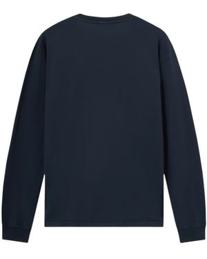 Stone Island Long Sleeve Slim Fit Navy T-Shirt