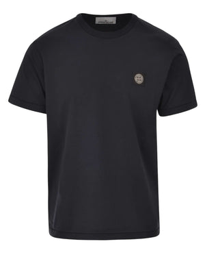 Stone Island Compass Patch Logo Navy T-shirt