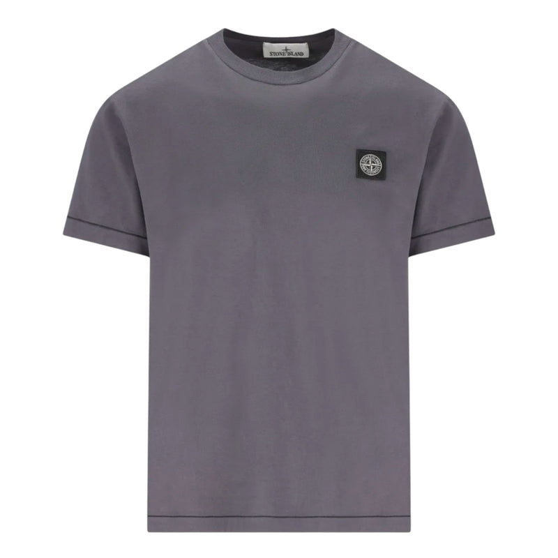 Stone Island Stone Island Compass Patch Logo Dark Charcoal Grey T-shirt — buy online at Garment Vault