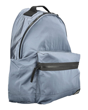 Stone Island Coated Nylon Metal In Econyl Avio Blue Backpack