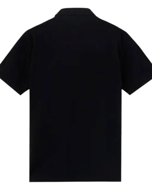 Stone Island Black Cotton Polo