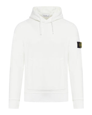 Stone Island White Hoodie