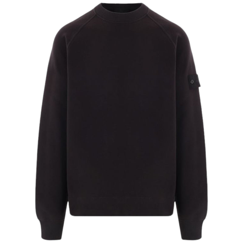 Stone Island Ghost Fleece Black Sweatshirt